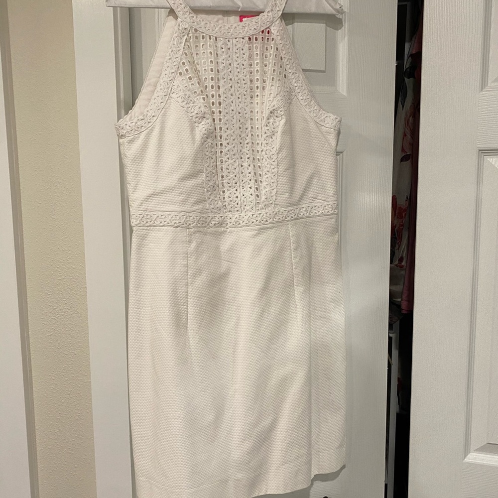Lily Pulitzer white dress, size 8.